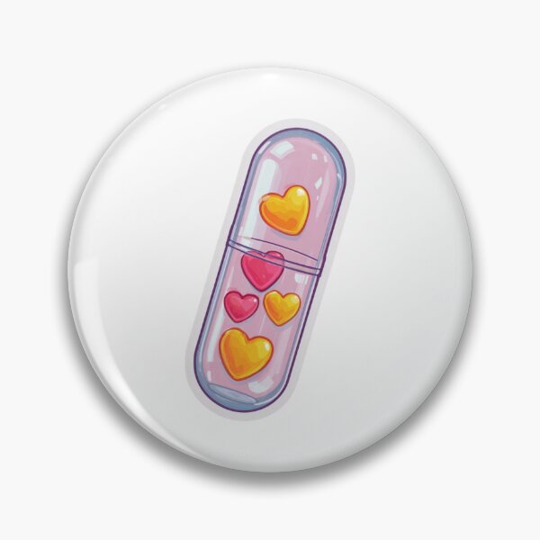 Item preview, Heart pill designed and sold by MendaciousMina.