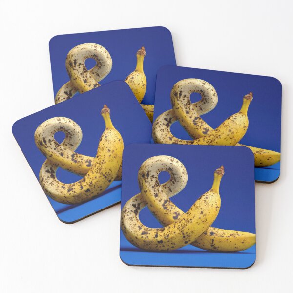Item preview, Banana shape on blue designed and sold by anytka.