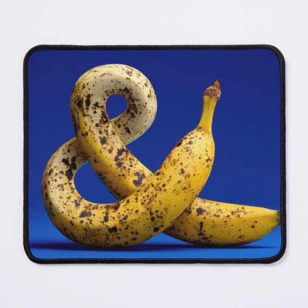Item preview, Banana shape on blue designed and sold by anytka.