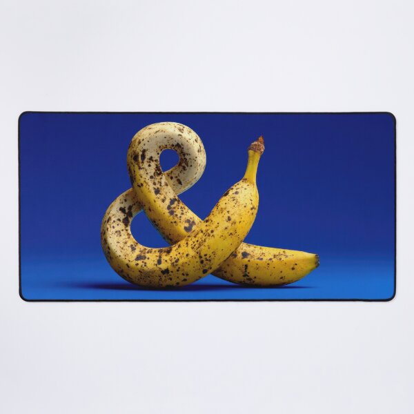 Item preview, Banana shape on blue designed and sold by anytka.