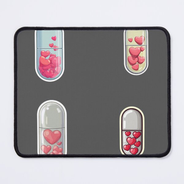 Item preview, Mini Heart pills sticker pack designed and sold by MendaciousMina.