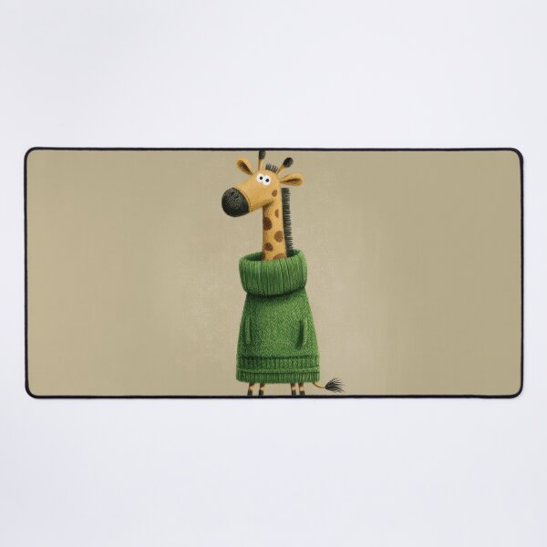 Item preview, Giraffe in green sweater designed and sold by anytka.