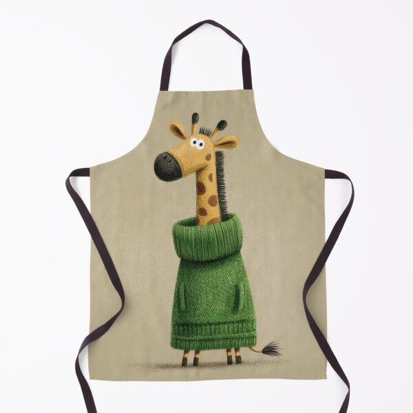 Item preview, Giraffe in green sweater designed and sold by anytka.