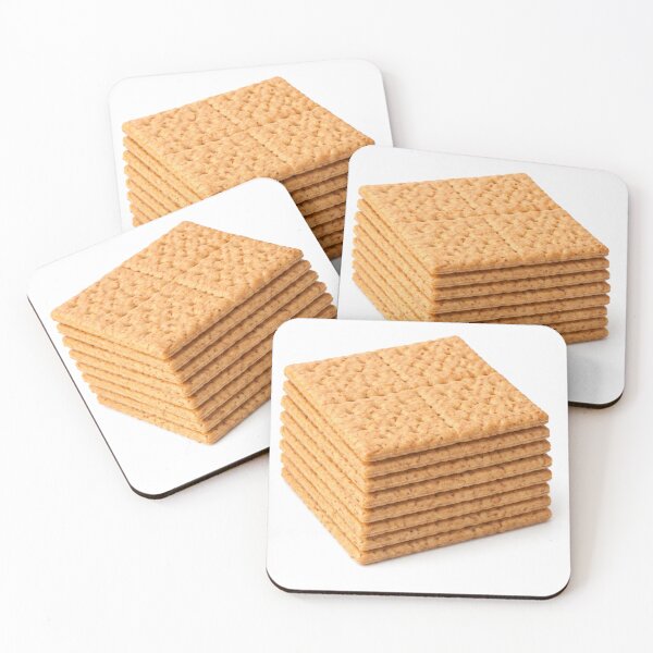 Item preview, Stack of Graham Crackers on White designed and sold by PriyankaSonara.