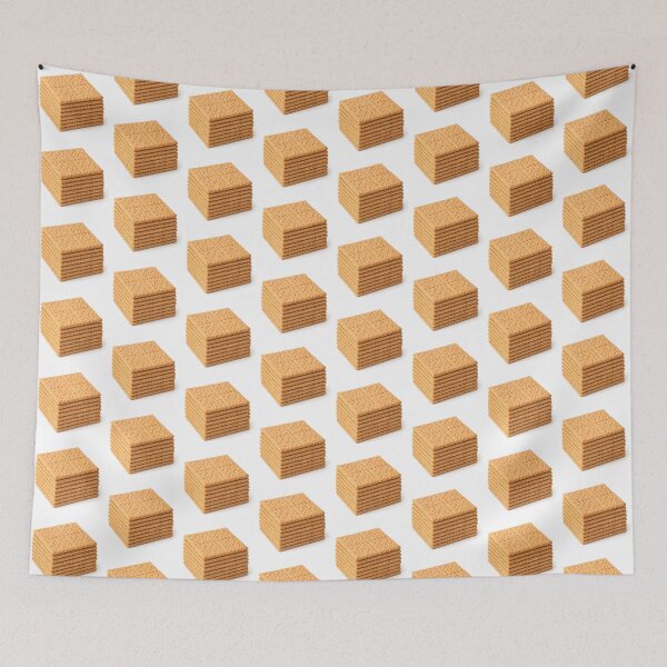 Item preview, Stack of Graham Crackers on White designed and sold by PriyankaSonara.