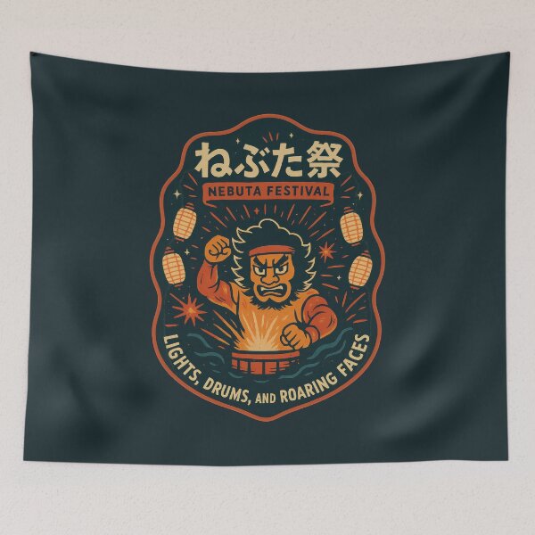 Item preview, Nebuta Fires Light Up Northern Nights designed and sold by EdvvinStudios.