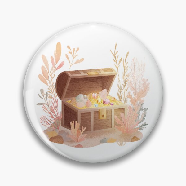 Item preview, Treasure chest full of crystals designed and sold by MendaciousMina.