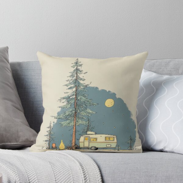 Item preview, Camping near tall trees at night designed and sold by anytka.