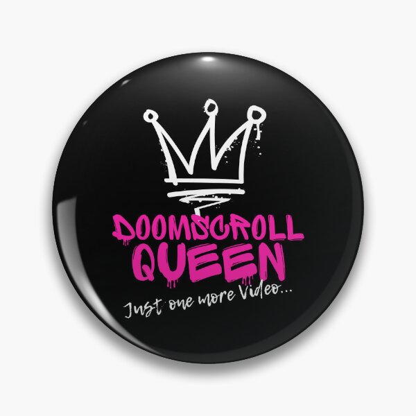 Item preview, Doomscroll Queen | Hot Pink Graffiti & Social Media Addiction designed and sold by JB-designstudio.