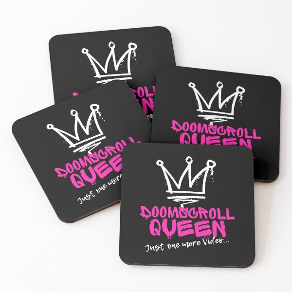 Item preview, Doomscroll Queen | Hot Pink Graffiti & Social Media Addiction designed and sold by JB-designstudio.