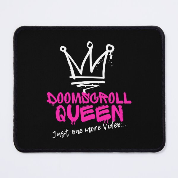 Item preview, Doomscroll Queen | Hot Pink Graffiti & Social Media Addiction designed and sold by JB-designstudio.