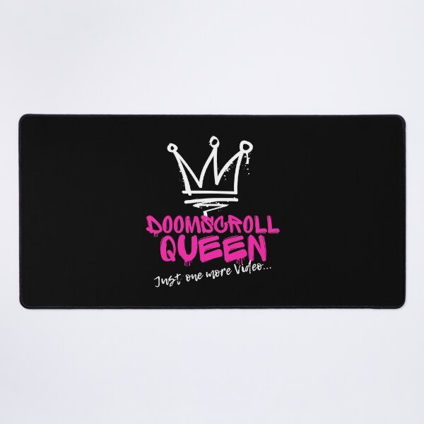 Item preview, Doomscroll Queen | Hot Pink Graffiti & Social Media Addiction designed and sold by JB-designstudio.