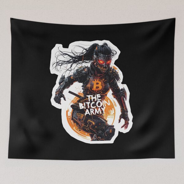 Item preview, The Bitcoin Army - Cyberninja 5 designed and sold by BitcoinBazooka.