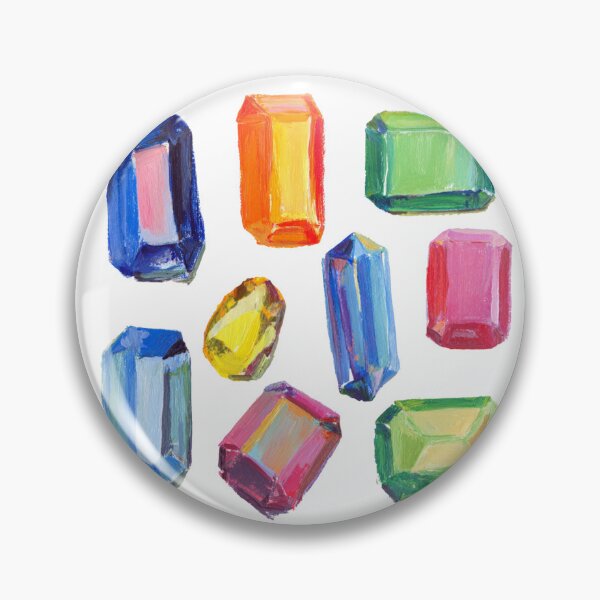 Item preview, Oil pastel gems designed and sold by MendaciousMina.