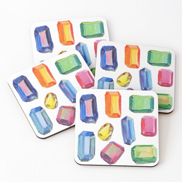 Item preview, Oil pastel gems designed and sold by MendaciousMina.