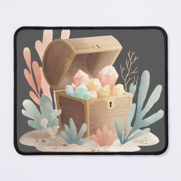 Item preview, Treasure chest full of crystals designed and sold by MendaciousMina.