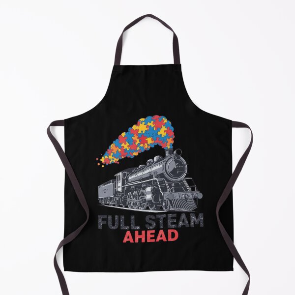 Item preview, Autism Train Shirt | Full Steam Ahead Puzzle Piece Smoke designed and sold by MotivAura.
