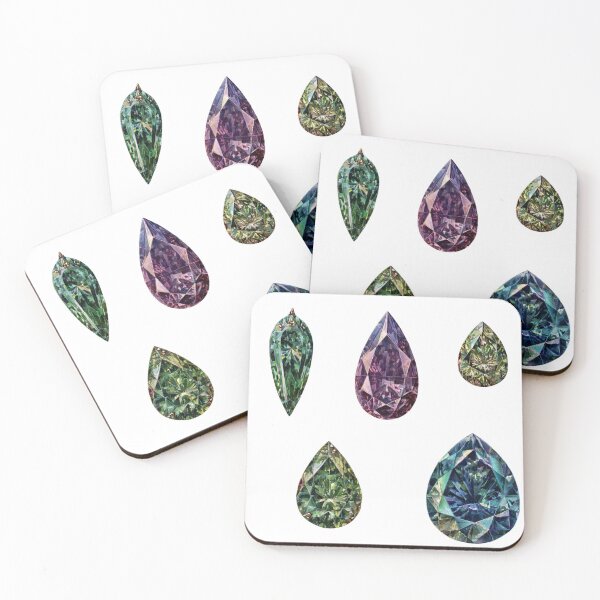 Item preview, Illustrated vintage gemstones sticker pack designed and sold by MendaciousMina.