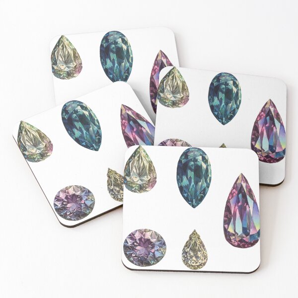 Item preview, Illustrated vintage gemstones sticker pack designed and sold by MendaciousMina.