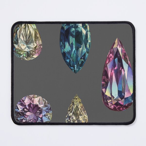 Item preview, Illustrated vintage gemstones sticker pack designed and sold by MendaciousMina.