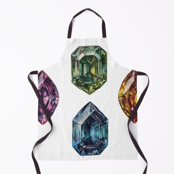Item preview, Illustrated vintage gemstones sticker pack designed and sold by MendaciousMina.