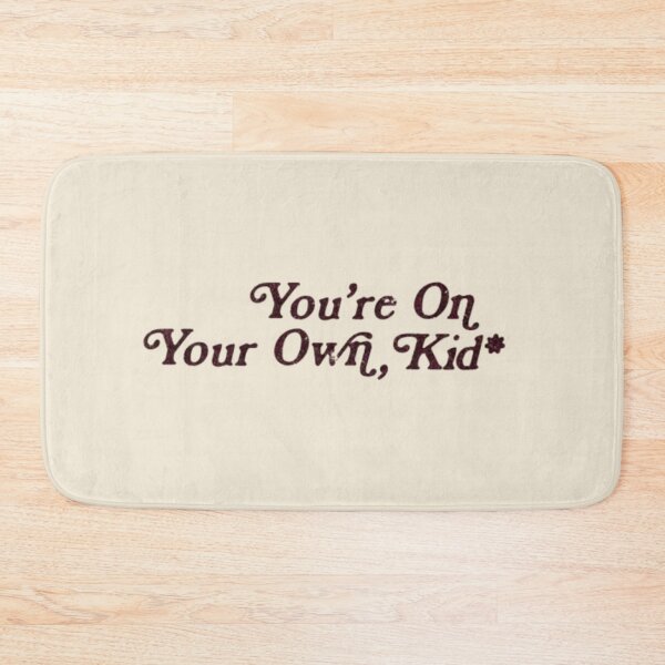 Item preview, You’re On Your Own, Kid Aesthetic Typography Print | Inspirational Song Lyric Wall Art, Indie Pop | taylor swift  designed and sold by lilacWhim.