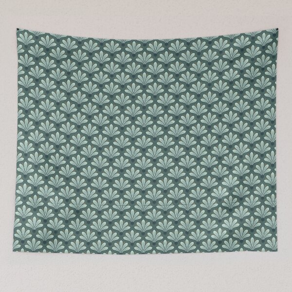 Item preview, Plume Pattern - Teal designed and sold by BlackbirdCC.