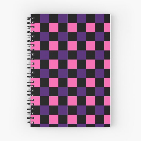 Item preview, Pink, purple and black gingham pattern designed and sold by serenebookworm.