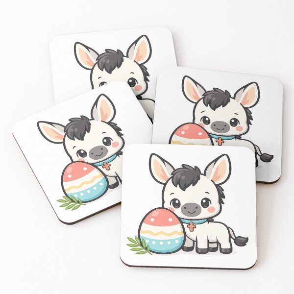 Item preview, Cute Easter Donkey Cartoon - Palm Sunday Animal designed and sold by Hydravisions.