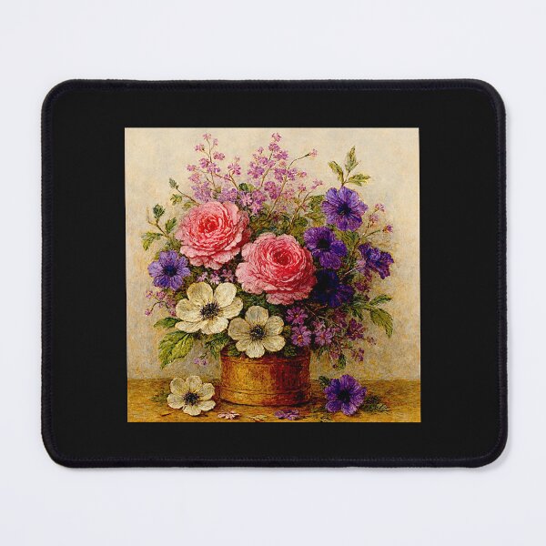 Item preview, Elegant Floral Still Life Painting – Timeless Home Décor #1 designed and sold by Helios Be. Lavsh.
