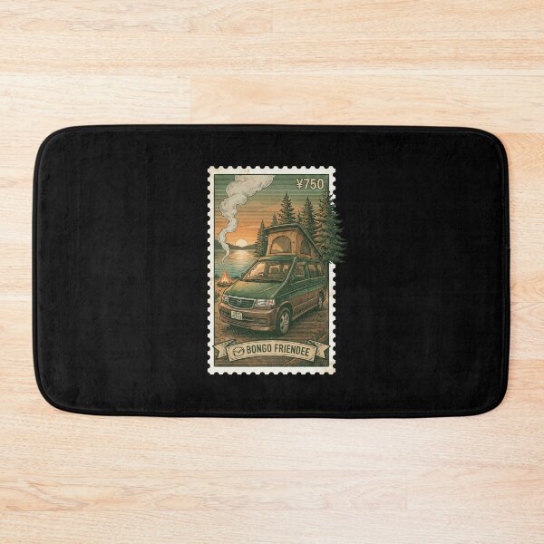 Item preview, Green Pop-Top Japanese Car Outdoor Stamp designed and sold by G350.