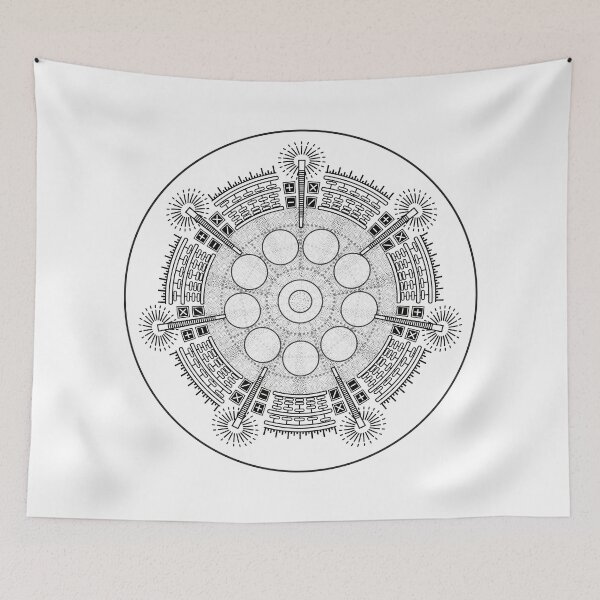Item preview, Chakra Mandalas The Jinni designed and sold by palmprints.