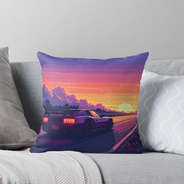 Item preview, Sunset Pixel Racer – Retro 8-bit Arcade Highway designed and sold by MIXER'07.