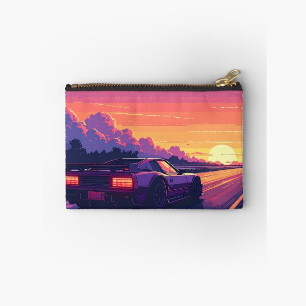 Item preview, Sunset Pixel Racer – Retro 8-bit Arcade Highway designed and sold by MIXER'07.