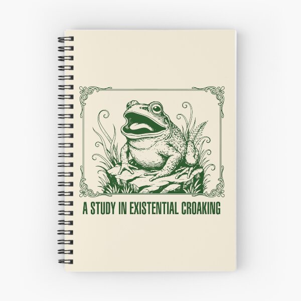 Item preview, A Study in Existential Croaking designed and sold by SofiaTrendShirt.