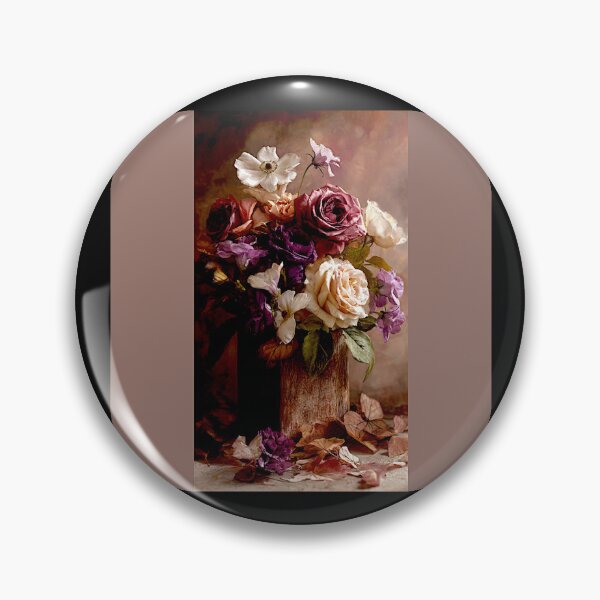 Item preview, Elegant Floral Still Life Painting – Timeless Home Décor #3 designed and sold by Helios Be. Lavsh.