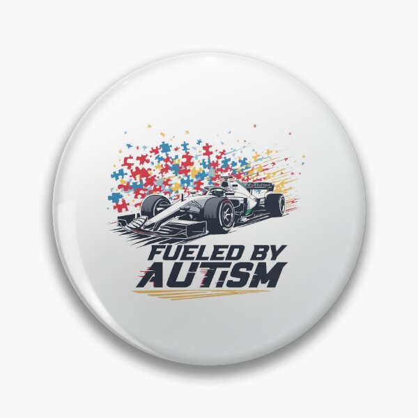 Item preview, Autism Race Car Shirt | Fueled By Autism Puzzle Smoke designed and sold by MotivAura.