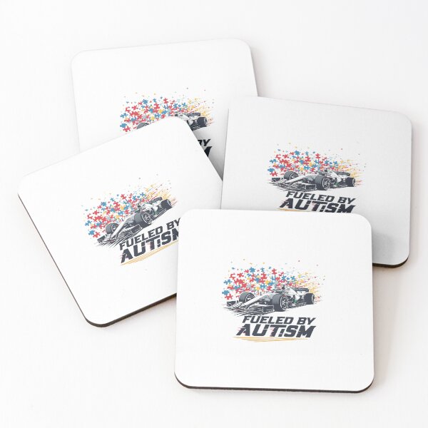 Item preview, Autism Race Car Shirt | Fueled By Autism Puzzle Smoke designed and sold by MotivAura.