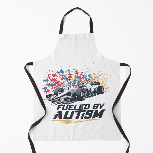 Item preview, Autism Race Car Shirt | Fueled By Autism Puzzle Smoke designed and sold by MotivAura.