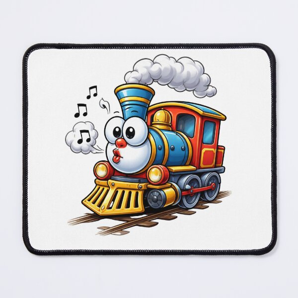 Item preview, Cheerful Cartoon Train Character designed and sold by PriyankaSonara.