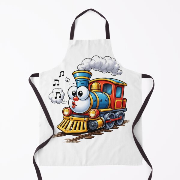 Item preview, Cheerful Cartoon Train Character designed and sold by PriyankaSonara.