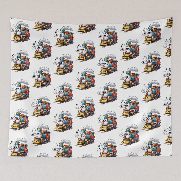 Item preview, Cheerful Cartoon Train Character designed and sold by PriyankaSonara.