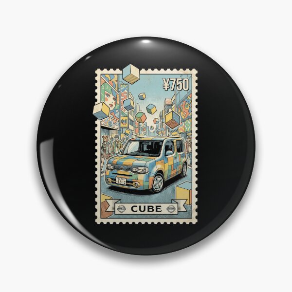 Item preview, Colorful Boxy Japanese JDM City Car Stamp designed and sold by G350.