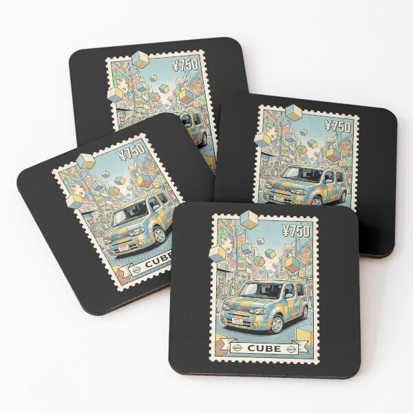 Item preview, Colorful Boxy Japanese JDM City Car Stamp designed and sold by G350.