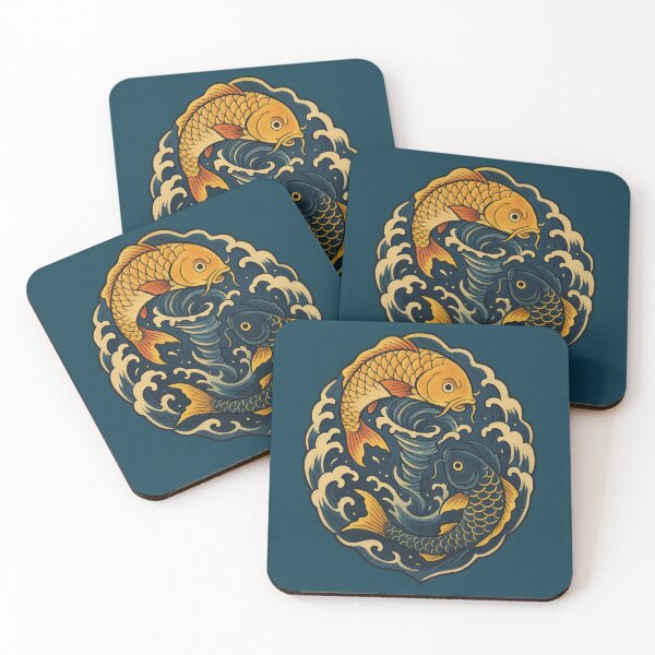 Item preview, Twin Koi in Gentle Current designed and sold by EdvvinStudios.