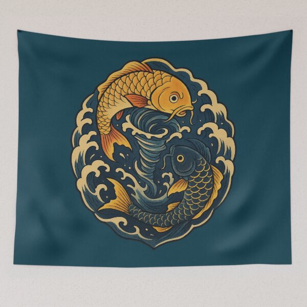 Item preview, Twin Koi in Gentle Current designed and sold by EdvvinStudios.