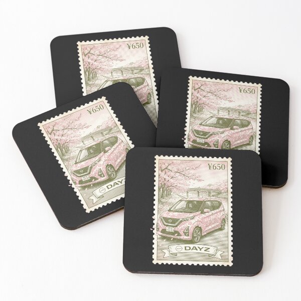 Item preview, Pink Compact Japanese Car Cherry Blossom Stamp designed and sold by G350.