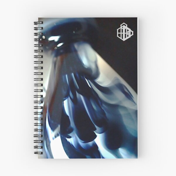 Item preview, Deep Blue Glass Flow: Microscopic Light Study designed and sold by HIKARIMi.