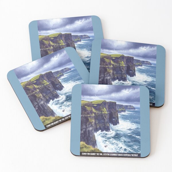 Item preview, Ireland Cliffs of Moher - Emerald Coast Vector Art designed and sold by TheDesignDen21.