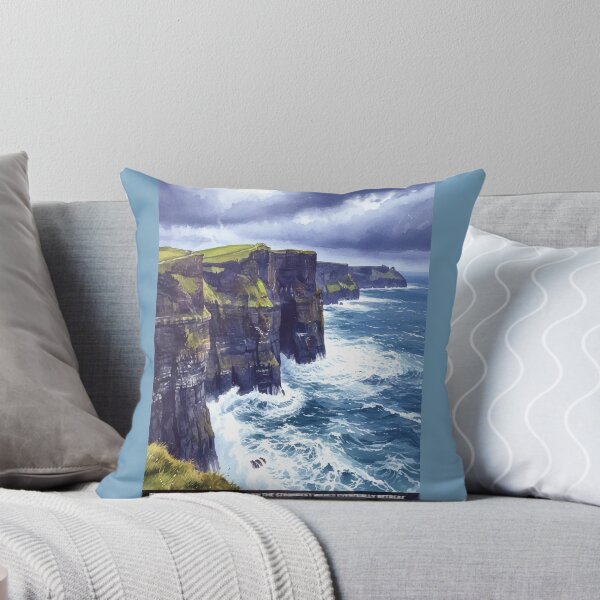 Item preview, Ireland Cliffs of Moher - Emerald Coast Vector Art designed and sold by TheDesignDen21.
